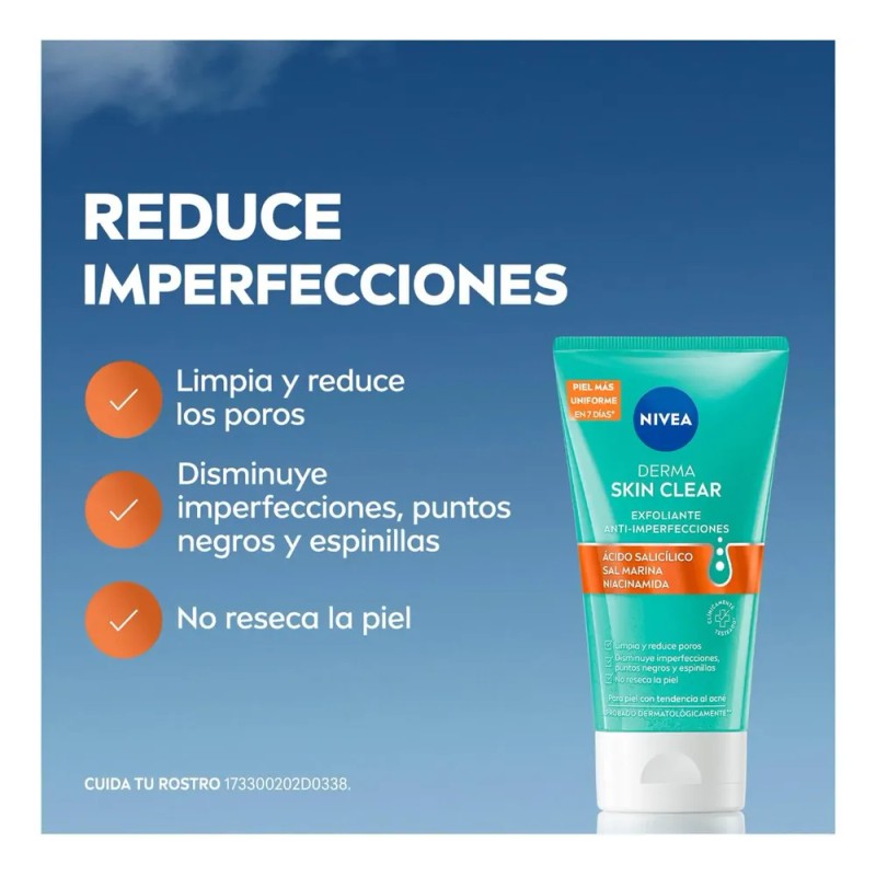 Nivea Derma Skin Clear Exfoliante Anti-imperfecciones 150ml