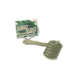 Bristol Novelty BA028 Dog Tag Necklace, Mens, One Size