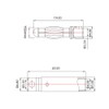 partCore Gold Contact Connector Plug Female 4.0 mm 2 Pairs