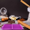 Palksky (2 Pcs 8 Cavity Large Rectangle Granola Bar Silicone