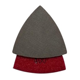 3" Triangular Diamond Grinding/Polishing Pads for Oscillating Multi-Tools, 3mm Segment Height, Electroplated, 400 Grit