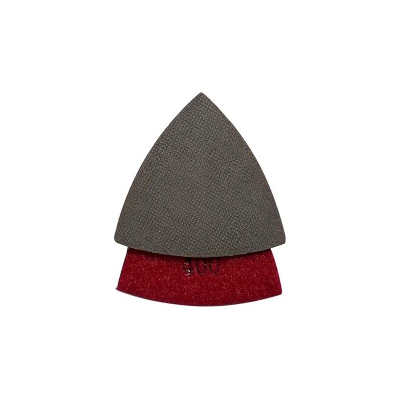 3" Triangular Diamond Grinding/Polishing Pads for Oscillating Multi-Tools, 3mm Segment