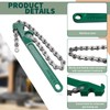 LECEHIVO 6 Pcs Large Reversible Chain 12 Inch 16 Inch