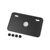 POSH 500290-06-10 Motorcycle Aluminum License Plate, Small, Compatible with New