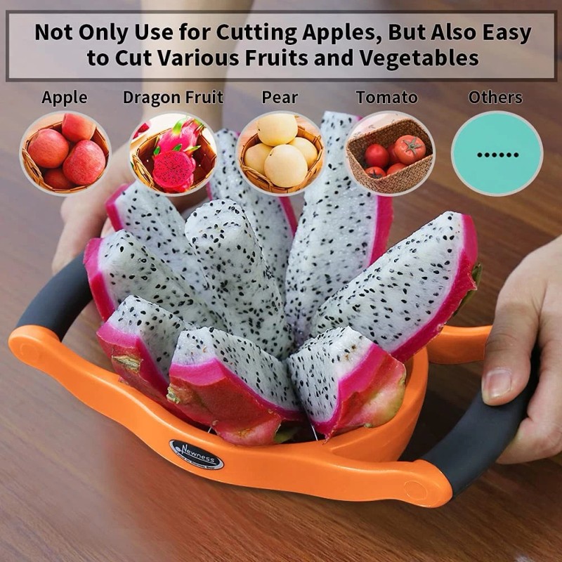 Newness 5.12 Inch Extra Large Apple Slicer, Heavy Duty Apple