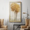 Renditions Gallery Falling Leaves II Home Décor 12"x24" inches Gold