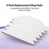 Mop Pads Compatible with Bissell FlexClean FurForce Robot-6 Pcs