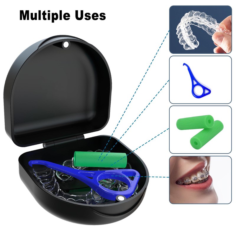 Retainer Case Denture Case: BVN Orthodontic Dental Case, Slim Braces