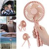 Mini Handheld Baby Stroller Fan, Personal Portable Fan with Flexible