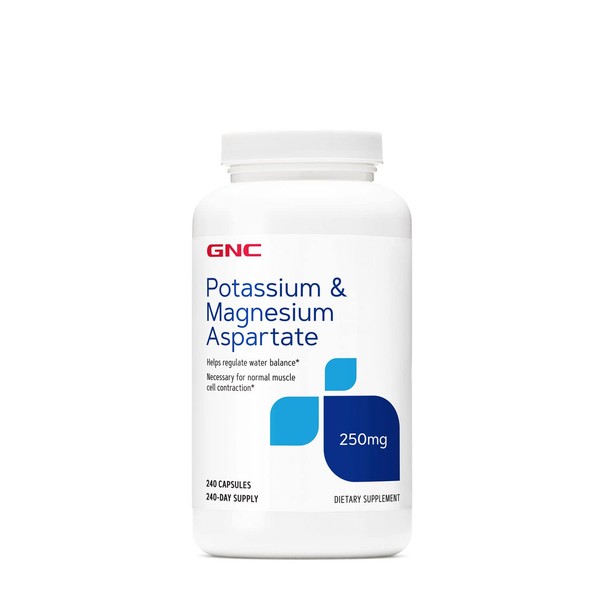 GNC Potassium & Magnesium Aspartate - 240 Capsules