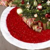 Doreenbow 48 Inch Christmas Tree Skirt Red Sequin Xmas Tree