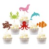 Pack of 30 Sea Animals Cupcake Toppers Ocean Theme Cupcake