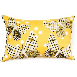 MACKENZIE-CHILDS Spot On Butterfly Lumbar Pillow