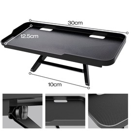 Estante Organizador para Pantalla y Monitor, 2 Piezas Soporte para Celular o Módem de Plastico, Estante para Smartphone o Antena, Ajustable y Ligero, Repisa para TV de 30cm