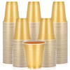 Sabary 100 Pack 12oz Plastic Cups Graduation Heavy Duty Drinking