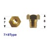POSH 720731-10 Motorcycle Goods Main Jet Set 6 Oversize Main