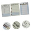 VILLFUL 6pack Daily Desk Notepad Planner To-do List Tear-off Memo