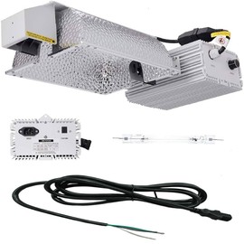 1000 Watt DE HPS Grow Light System Kit with Controller Port,Closed Style Reflector with 347V Digital Dimmable Ballast