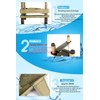 Large turtle basking platform, Floating dock for turtle tank, Turtle