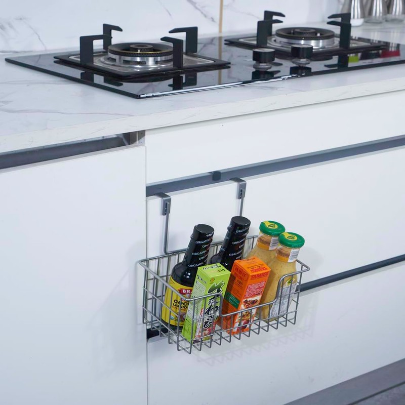 JUNCHU CHERRY 2 Pack The Cabinet Door Organizer, Hanging Wall