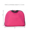 FOLDABLE BACKPACK, Pink, Folded 9”x7”x1.5” /Unfolded 17”x12.5”, Foldable