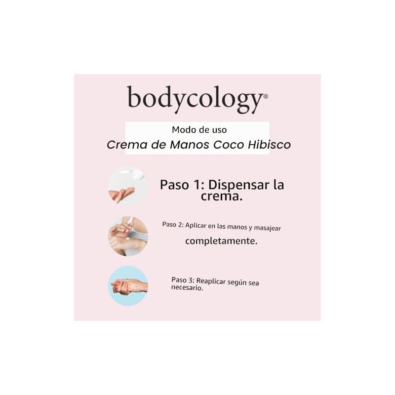 Bodycology shea butter hand cream Crema para Manos Coconut Hibiscus