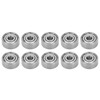 10Pcs Ball Bearing Stainless Steel Mute Rolling Skateboard Wheel Drive