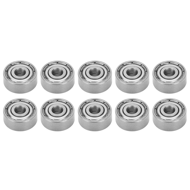 10Pcs Ball Bearing Stainless Steel Mute Rolling Skateboard Wheel Drive
