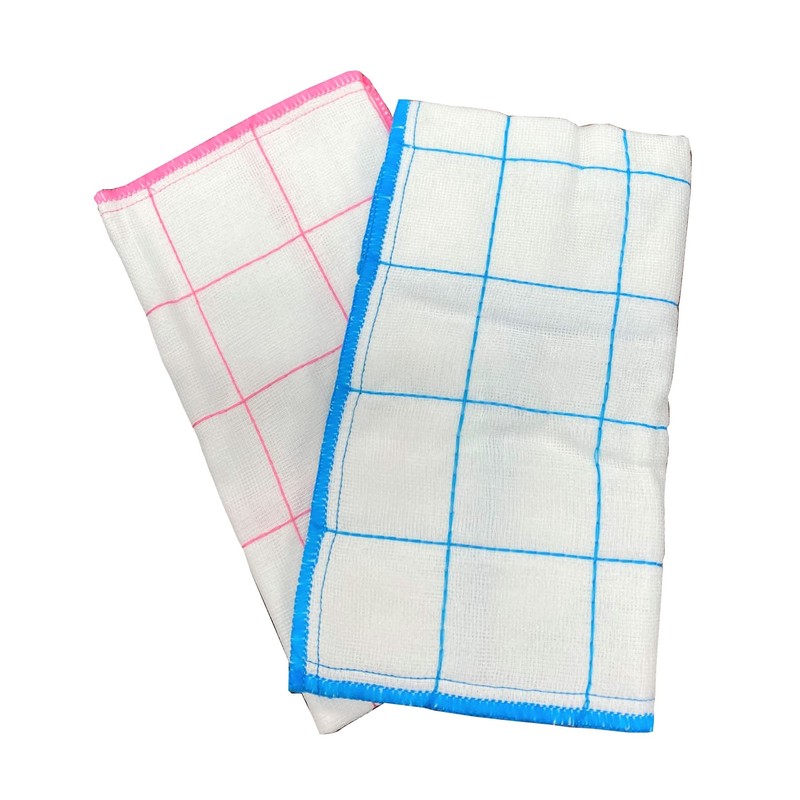 KJ643 Biosil Cotton Dish Towels, No Odors, Antibacterial, Odor Resistant,