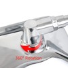 10 mm Bolt Chrome Motorcycle Universal Handlebar Rear view Side