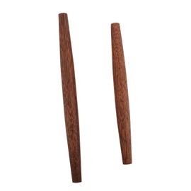 ULTECHNOVO 2pcs Wooden Rolling Pin Dough Rollers for Baking Ergonomic Kitchen Tools for Home Use Solid Construction