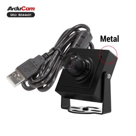 Arducam 8MP HDR USB Camera Module, 101°(D) Wide Angle UVC Webcam with M12 Lens for PC, Raspberry Pi, Jetson Nano, and Other SBCs, Support Windows, Linux, Android, and Mac OS