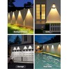 VOLISUN Solar Fence Lights, Fence Lights Solar Powered, IP65 Waterproof