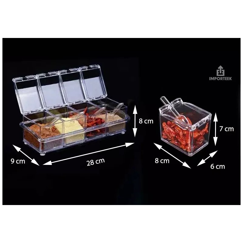 Importeek 5pz Especiero Organizador Almacenamiento Condimentos Multius
