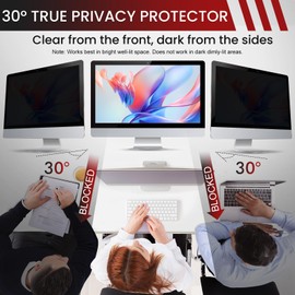 [2 Pack] 21.5 Inch Computer Privacy Filter for 16:9 Computer, SOPPY Removable Privacy Screen Protector, Anti Blue Light, Anti-Glare Computer Privacy Film for Monitor 21.5" HP Dell Acer Lenovo Asus