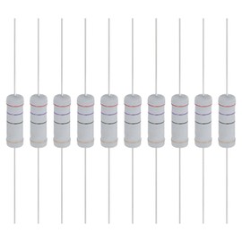 YOKIVE 10 Pcs 27 Ohm 5 Watts Metal Oxide Film Resistor, 5% Tolerance Resistor Axial Lead | Flame Proof for DIY Electronic Circuits, Audio-Video Projects