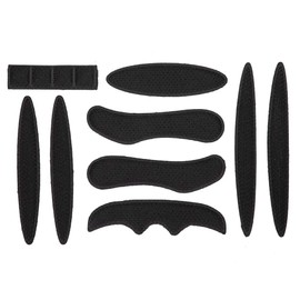 PAXLamb Helmet Padding Kit 27PCS Bicycle Replacement Universal Foam Pads Set Helmet Cushions for Bike Cycling Motorcycle Helmet (Black)