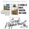 APSOGO Organic Peppermint Tea from Greece - Whole Loose Peppermint