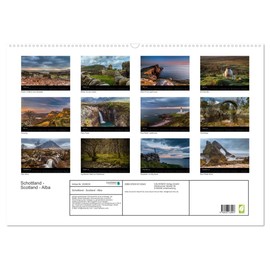 Scotland - Scotland - Alba (Wall Calendar 2026 DIN A2 Landscape), CALVENDO Monthly Calendar: 13 Brilliant Pictures Show Scotland's Fascinating Landscape in an Impressive Way (CALVENDO Places)