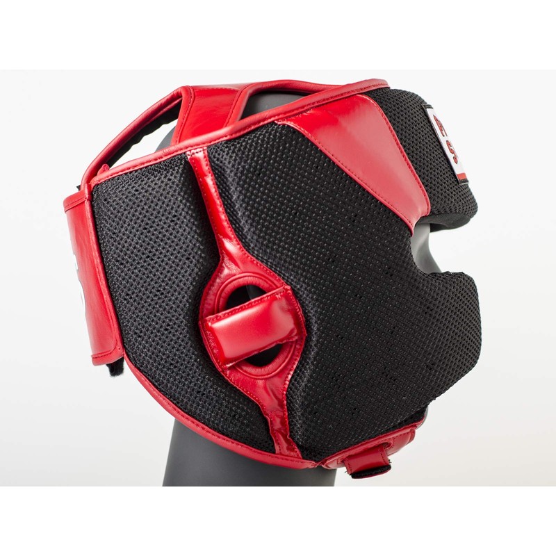 Paffen Sport STAR MESH Sparring headguard; black/red; Size: M/L