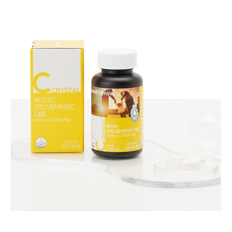 Meditamine Crystal Vitamin C 1300 78g 120 tablets 2 /