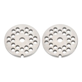 2pcs Meat Grinder Plate Disc Blade Sharpness Blade Rustproof Reusable Meat Grinder Replacement Tool