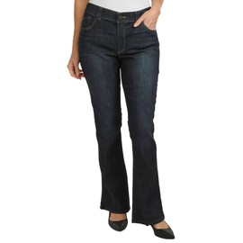 Democracy Womens 32 in. Ab-tec Flare Leg Jeans 12 Dark wash