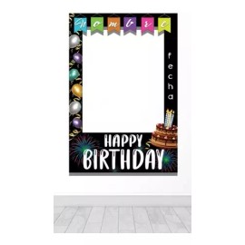 Like Shop Marco Para Selfie Temático, Feliz Cumpleaños, Fiestas.