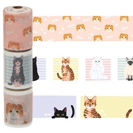 MST-FA28-A Perforated, Slim, Notebook Decoration, "Master", Marks Masking Tape, For Decoration/Title, Cat