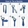 GlasFlength Tie with Pocket Square Set of 4, Bow Tie