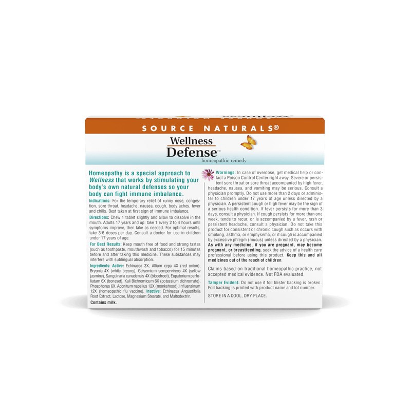 Source Naturals Wellness Defense - 48 Tablets