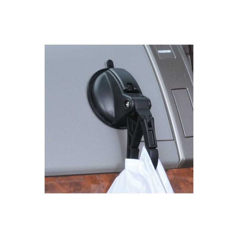 セイワ 吸盤フックM BK/吸盤取付 W753