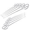 Barbecue Skewers Set of 10 - 210 mm Stainless Steel