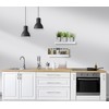 Sorbus Floating Shelves for Wall, Bathroom Shelves Wall Mounted for